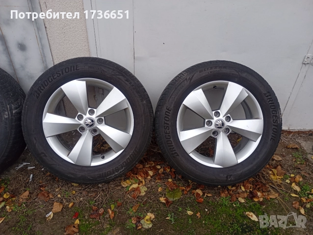 17 цола Оригинални Джанти Шкода , снимка 2 - Гуми и джанти - 52513908
