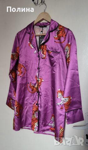 Нова Nasty Gal риза / нощница размер 34 S, снимка 6 - Ризи - 43181108