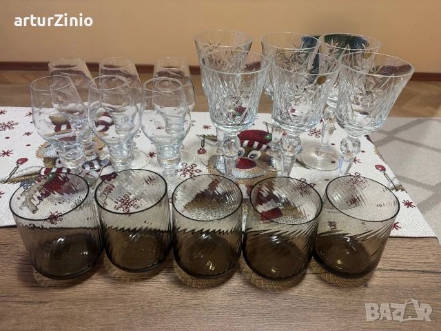 Кристални сервизи, снимка 9 - Чаши - 52939731