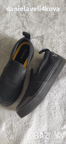 Мъжки черни кецове Lyle & Scott Duncan, снимка 5 - Маратонки - 52446381