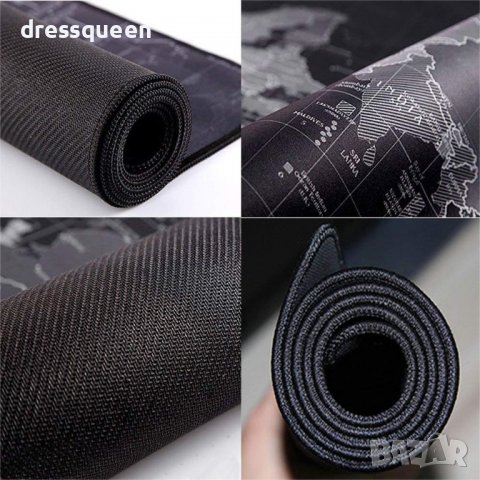 2118 Геймърска подложка за бюро с принт Карта на света, снимка 7 - Геймърски - 37356729