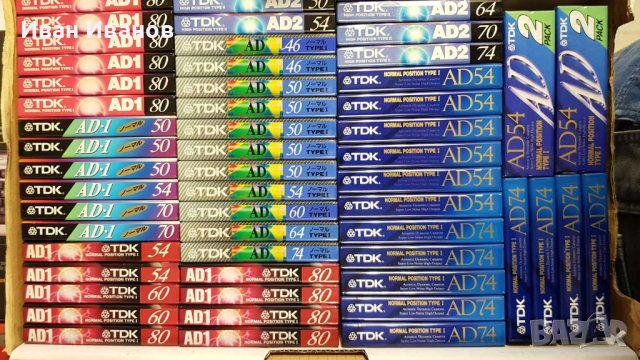 TDK AD аудиокасети японски