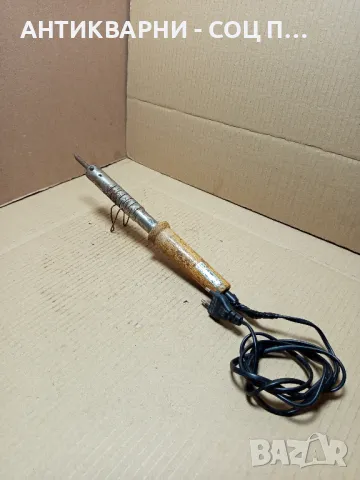 Стар Електрически Поялник., снимка 4 - Антикварни и старинни предмети - 49946117