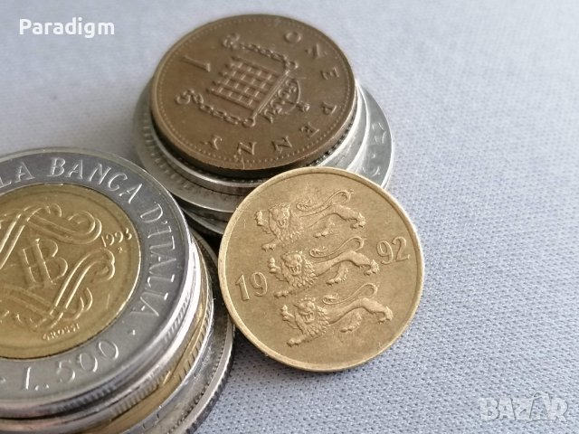 Монета - Естония - 20 сенти | 1992г., снимка 2 - Нумизматика и бонистика - 40384440