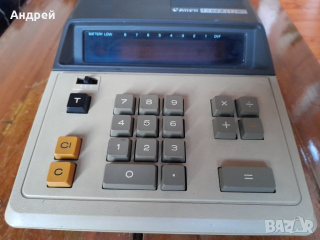 Стар калкулатор Canon Canola L810, снимка 3 - Антикварни и старинни предмети - 43383341