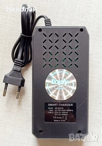 Зарядно устройство за батерии р-р АА, ААА, 18650, 18500, 26650, 14500, 16340, 21700 и други, снимка 2 - Друга електроника - 50273257