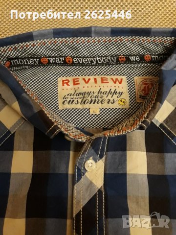 Чисто нова мъжка риза Review, снимка 3 - Ризи - 28617618