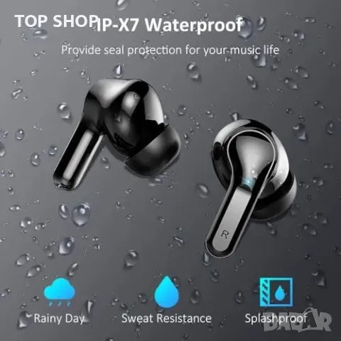 Нови Bluetooth 5.3 безжични слушалки с шумопотискане и дълбок бас, снимка 6 - Bluetooth слушалки - 49249557