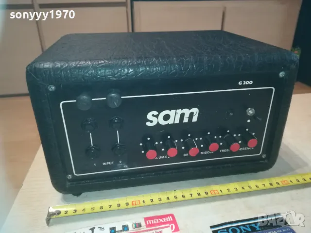SAM-VINTAGE AMPLIFIER С ЯКИ ТРАНЗОВЕ ОТЗАД 0510241708, снимка 10 - Ресийвъри, усилватели, смесителни пултове - 47473349