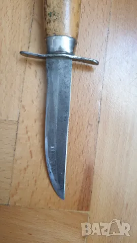 Старо ловно ножче с кания, снимка 5 - Антикварни и старинни предмети - 47388660