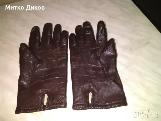 Ръкавици български нови естествена кожа кафяви