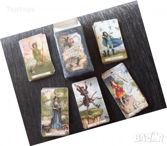 Таро карти: Witches Tarot & Silver Witchcraft Tarot & Everyday Witch Tarot, снимка 4 - Карти за игра - 33679329