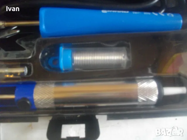 15W НОВ ЕЛ. ПОЯЛНИК ЗА МИКРОЕЛЕКТРОНИКА CONRAD ПЪЛЕН КОМПЛЕКТ С ПОМПА ЗА ИЗТЕГЛЯНЕ КАЛАЙ , снимка 10 - Поялници и запояване - 49765284