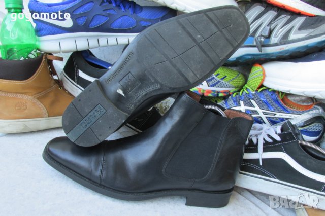 КАТО НОВИ ДЕНДИ бизнес боти MARC® original,100% висококачествена естествена кожа,HAND MADE, 44 - 45, снимка 18 - Мъжки боти - 28548549