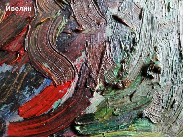 стара картина-цветя, снимка 6 - Картини - 28882206