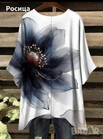 Дамски блузон туника размер 3ХЛ, снимка 2 - Туники - 51812034