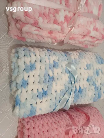 Ръчно изработени бебешки одеяла! , снимка 3 - Комплекти за бебе - 47644789