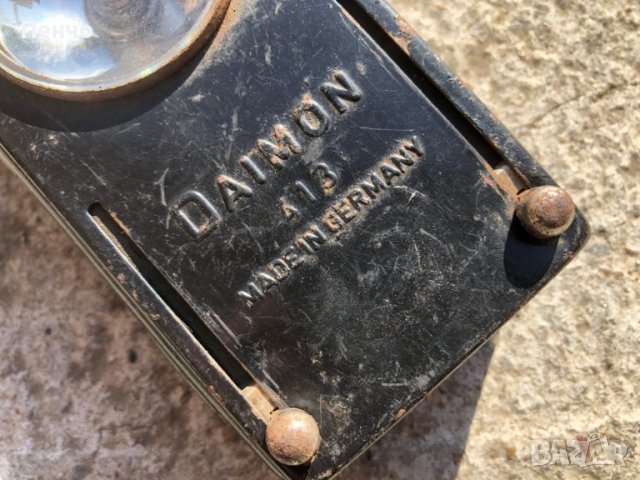 старо военно фенерче "DAIMON" - MADE IN GERMANY 1, снимка 3 - Антикварни и старинни предмети - 39636029