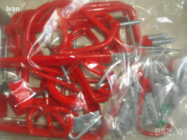 Meister-Нов Немски Комплект Куки За Окачване Тежки Натоварвания-30 Части, снимка 14 - Други инструменти - 40315241