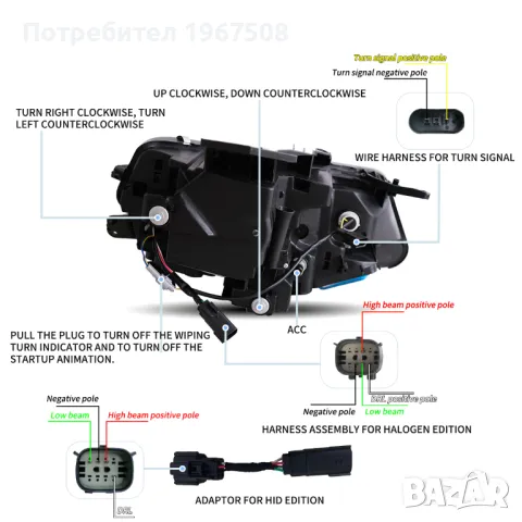 Комплект LED фарове с динамични мигачи за Chevrolet Camaro 2016 - 2018, снимка 8 - Части - 47995153