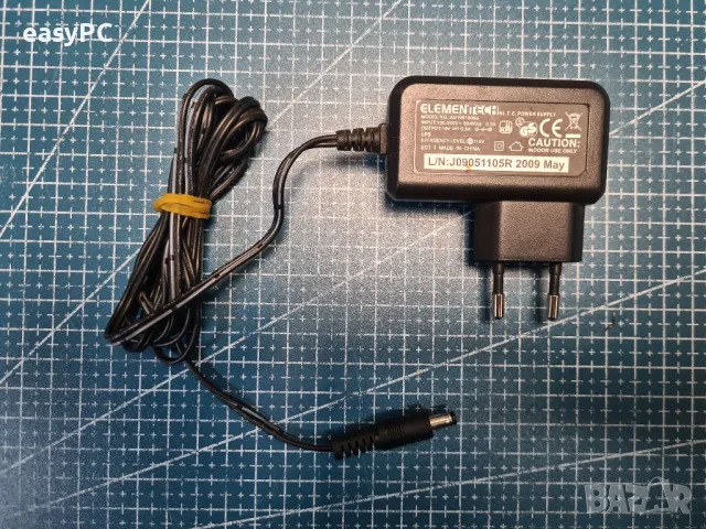 Оригинален захранващ адаптер ELEMENTECH AU1091806e 18V 0.5A, снимка 2 - Друга електроника - 48141414