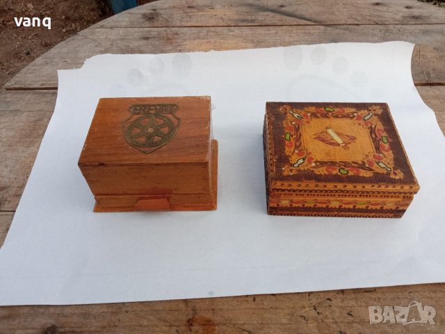 Стари дървени кутии, снимка 2 - Колекции - 39804295