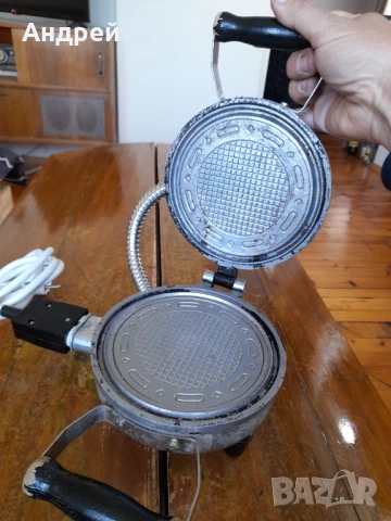 Стар Гофретник,тостер #6, снимка 5 - Антикварни и старинни предмети - 50928339