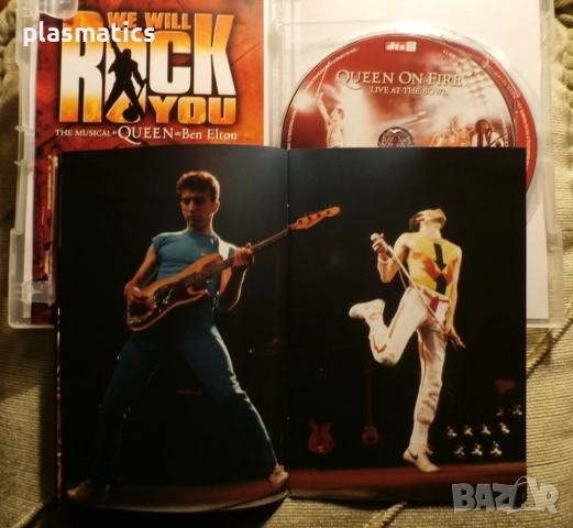 2DVDs - QUEEN - Live / Queen on Fire – Live , снимка 10 - CD дискове - 24152644