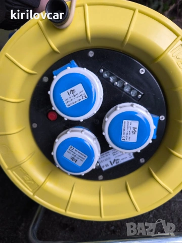 Макара с кабел-удължител CEE CABLE 30MT 3×2.5 IP65, снимка 3 - Друга електроника - 53467204
