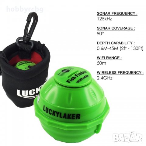 WIFI сонар за Андроид IOS с обхват до 50 метра, снимка 5 - Стръв и захранки - 21667186