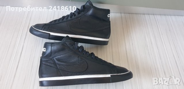 Nike x Comme Des Carcons Leather Sneakers Mens Size 42/26.5 UK 7.5 US 8.5 ОРИГИНАЛ! Мъжки Кецове Ест, снимка 9 - Кецове - 43989124