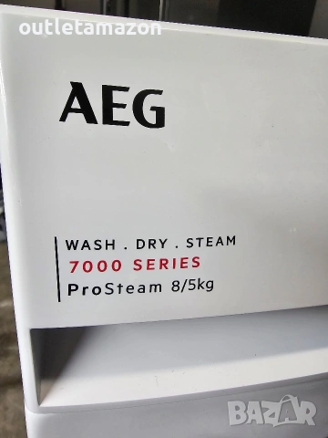 Пералня със сушилня AEG LWR7G856OB серия 7000, снимка 3 - Перални - 53383295