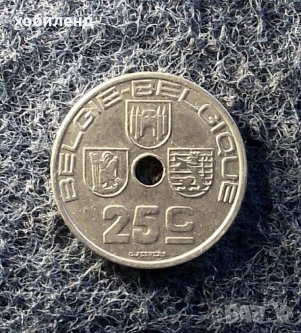 25 цента Белгия 1938