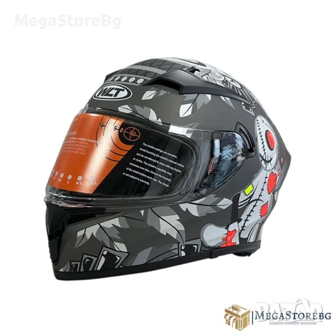 Каска за мотор 108 - размер L - Matt Grey 4, снимка 3 - Аксесоари и консумативи - 50576587