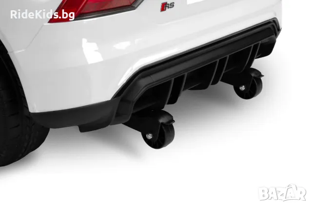 Луксозна детска акумулаторна кола  AUDI RS ETRON GT – Бяла, с дистанционно и LED светлини, снимка 8 - Детски велосипеди, триколки и коли - 49972573