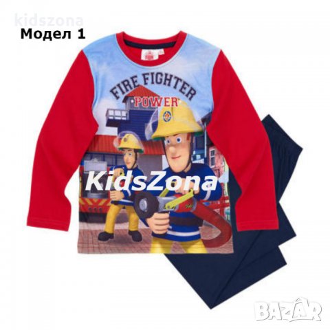 Детска пижама Fireman Sam д. р. за 3, 4, 5, 6 и 8 г. - М1-3