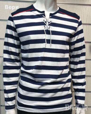 Нова мъжка моряшка блуза с дълъг ръкав с връзки, снимка 14 - Блузи - 27778277