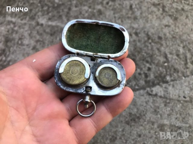 старинен джобен монетник, снимка 1