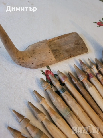 Паламарки,вретена, снимка 5 - Антикварни и старинни предмети - 53427829