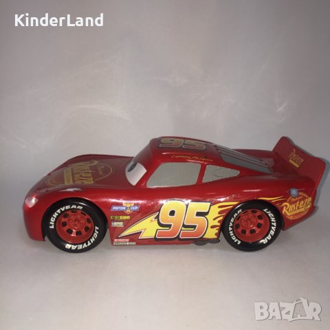 Disney Pixar Cars Lightning McQueen музикална кола 25см., снимка 2 - Коли, камиони, мотори, писти - 38571154