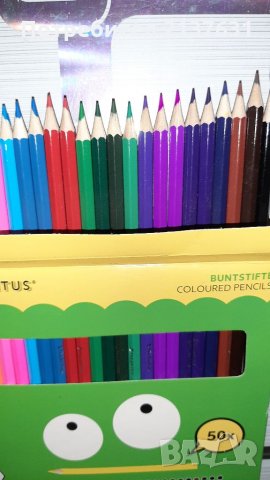 НОВИ  ! ЦВЕТНИ МОЛИВИ TALENTUS  и СМЕТАЛО - 50 цвята и  6 цвята текст маркери- тип моливи , снимка 3 - Ученически пособия, канцеларски материали - 34147408
