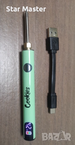 Батерия Cookies 650mAh 510 2.7– 4.2V LED Дисплей, снимка 2 - Вейп без пълнители - 52850842