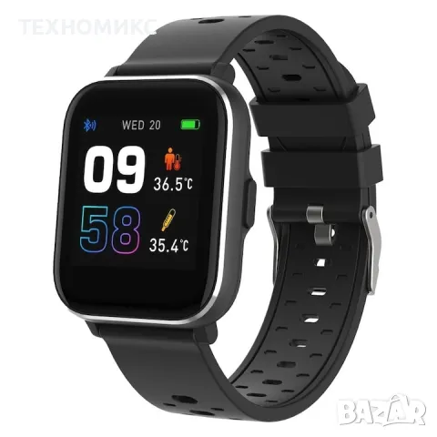 ПРОМО!!! Denver sw-165 bluetooth смарт часовник със сензори за телесна температура, снимка 2 - Мъжки - 49296554