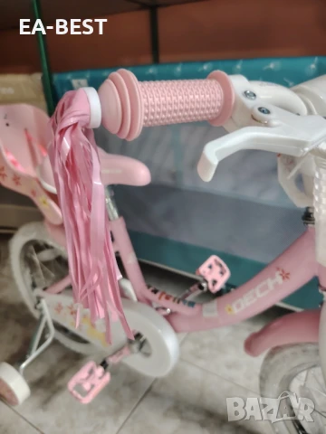 🎀 Детски велосипед Dech 16” – Розова мечта за малката ви принцеса! 🎀, снимка 11 - Детски велосипеди, триколки и коли - 50666596