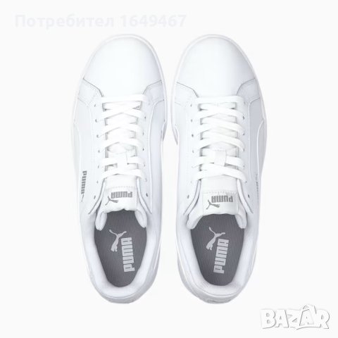 Puma Smash Leather white 44, снимка 4 - Маратонки - 42948793