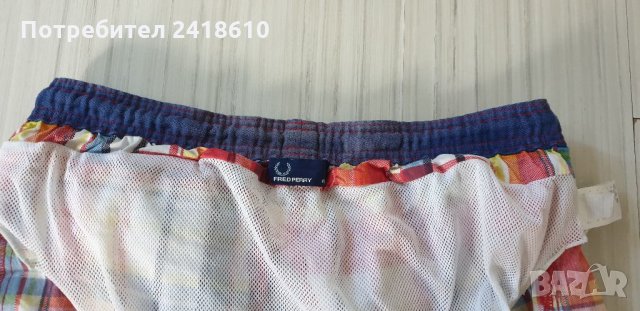 Fred Perry Cotton Mens Size 34 L/XL ОРИГИНАЛ! Мъжки Къси Панталони!, снимка 2 - Къси панталони - 33136240