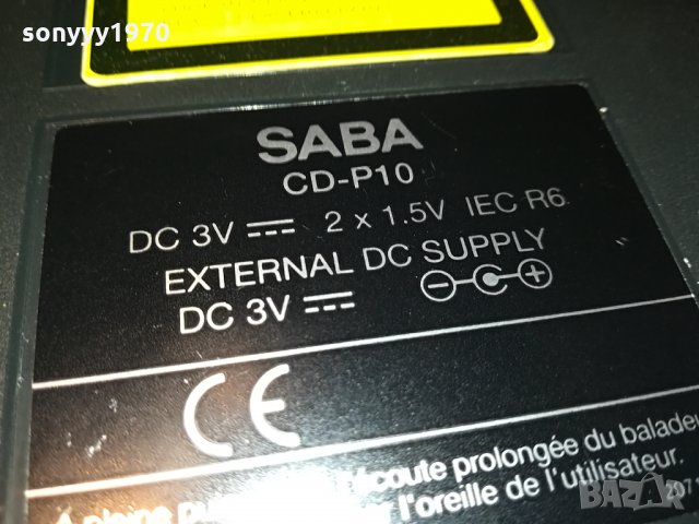 saba cd-p10 walkman внос испания 1907211119, снимка 11 - MP3 и MP4 плеъри - 33562217