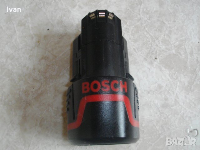 Bosch 10,8V - Li-ion-1,0 A-Бош-Добра Батерия-10,8 Волта-Литий-Йон-1,0 Ампера, снимка 2 - Винтоверти - 33227040