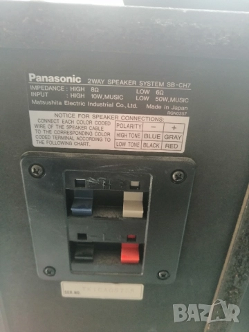 Двулентови тонколони Panasonic SB-CH7, снимка 6 - Тонколони - 52387163