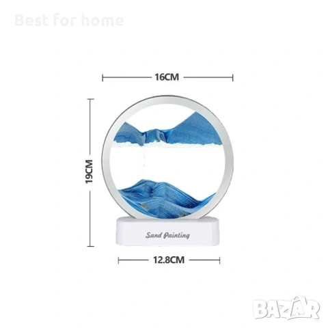 3D пясъчен часовник, 3D пейзаж, снимка 3 - Декорация за дома - 53405289